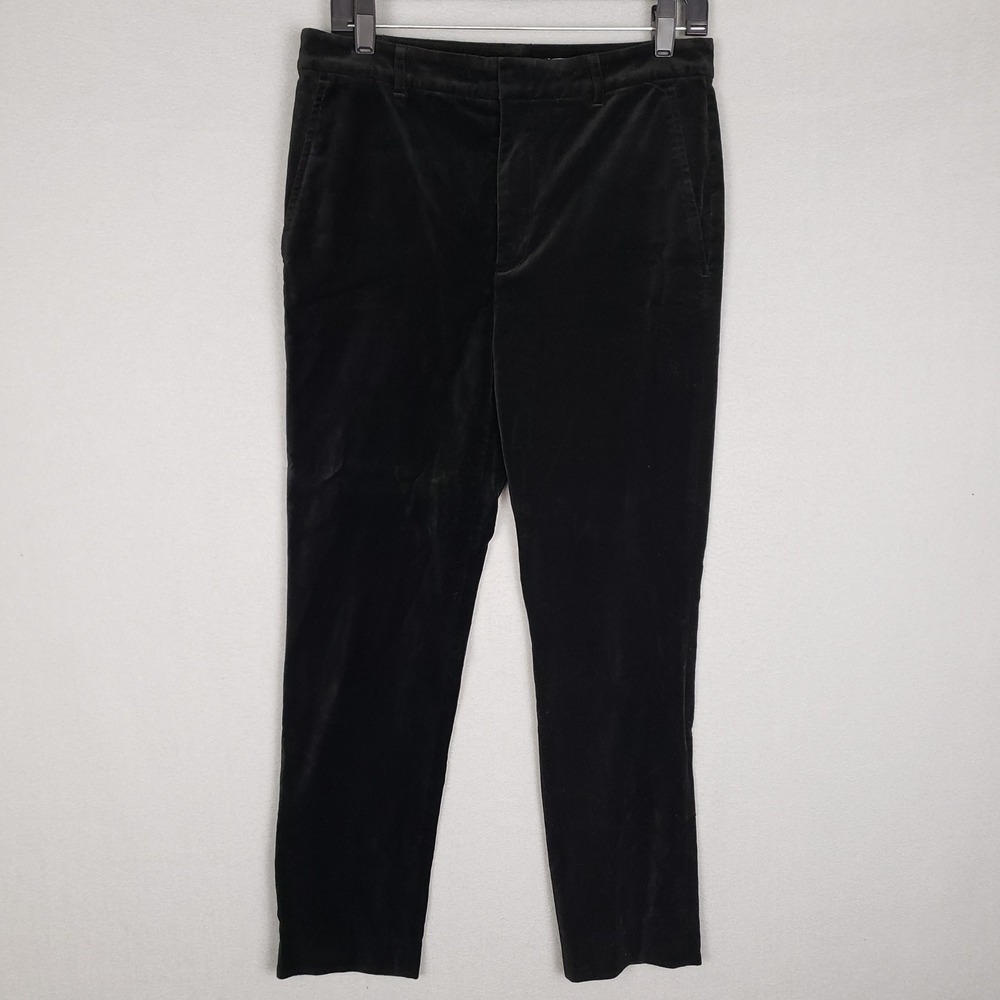 Lauren‎ Ralph Lauren Size 6 Straight Leg Dress Trouser Pants Black Office Career